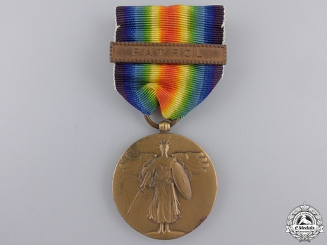 World War I Victory Medal  (with Navy "PATROL" clasp) Obverse