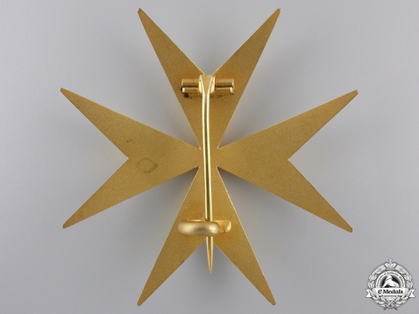Knight/Dame of Justice Breast Star (with silver-gilt) Reverse