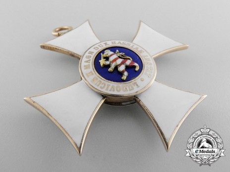 Order of Philip the Magnanimous, Type II, I Class Knight's Cross (in gold) Reverse