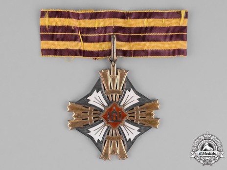 Order of Gediminas, Type I, II Class Cross Obverse