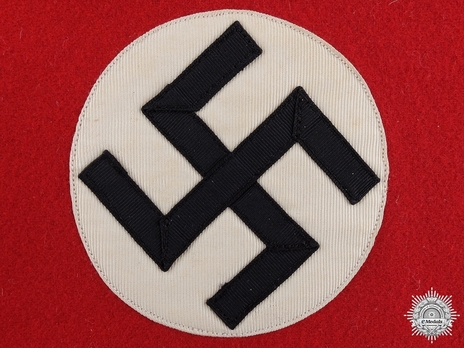 NSDAP Politischer Leiter-Anwärter Type II Reich Level Armband Detail