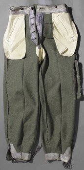 Luftwaffe Early Pattern Paratrooper Trousers Obverse Inside Out