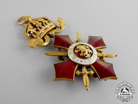 Order of Military Merit, IV Class (with war decoration) Reverse