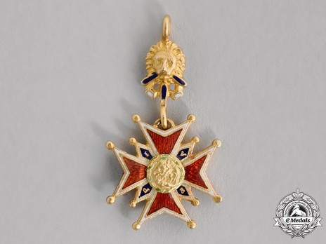 Military Order of St. George, Grand Cross Miniature Reverse