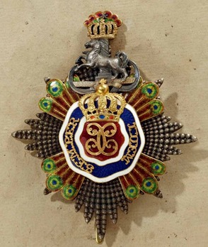 House Antecedent Order of Henry the Lion, Grand Cross Breast Star Obverse