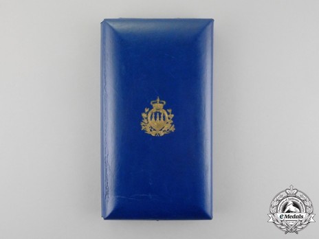 Order of San Marino, Type I, Civil Division, Commander Case