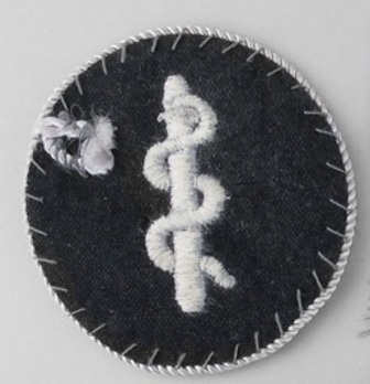Luftwaffe Medical Personnel Insignia (Piped version) Reverse