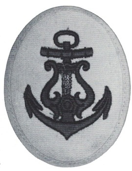Kriegsmarine Maat Musician Insignia (embroidered) Obverse