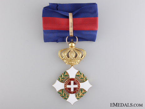 Military Order of Savoy, Type II, Commander Obverse