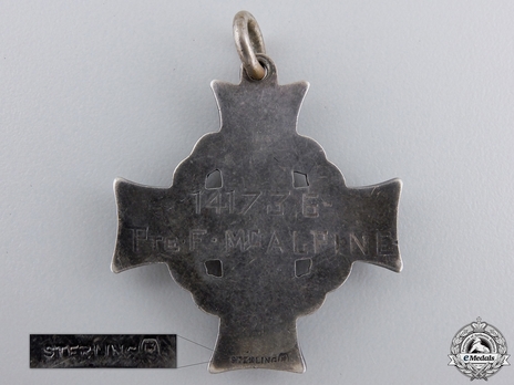 Silver Cross (1914-1919) Reverse
