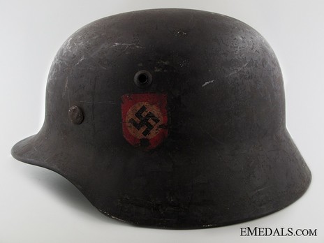 Waffen-SS Double Decal Steel Helmet M40 Profile