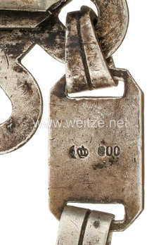 Allgemeine SS M36 Chained Damascus-Bladed Honour Dagger Stamp Detail