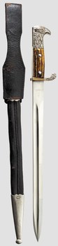 German Police Long Blade Dress Bayonet by E. Pack & Söhne Reverse