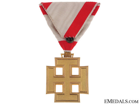 Gold Merit Cross (by Anton Reitterer) Reverse