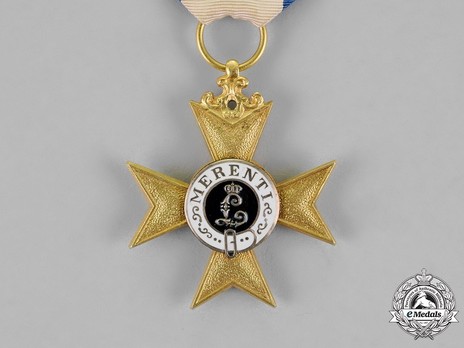Order of Military Merit, Civil Division, I Class Military Merit Cross (without crown) Obverse