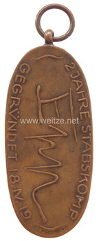 Freikorps Epp Staff Company Commemorative Medal Reverse
