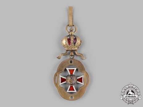 Order of Leopold, Type III, Military Division, Officer's Cross Reverse