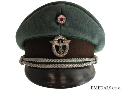 German National Police Officer's Visor Cap Obverse