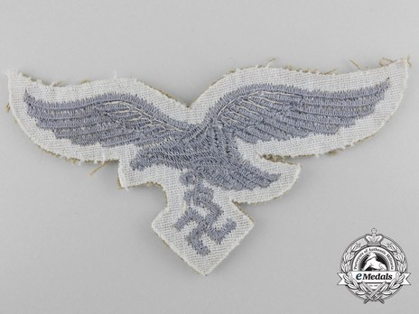 Luftwaffe 2nd Pattern NCO/EM's Breast Eagle (Tropical backer) Reverse