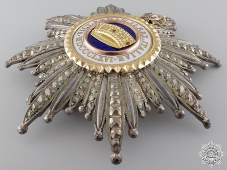 Order of the Crown of Italy, Grand Cross Breast Star Obverse