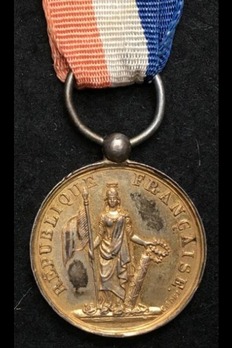 Wound Medal, Silver Medal (stamped "GODEL" and "F.PHILIPPE")