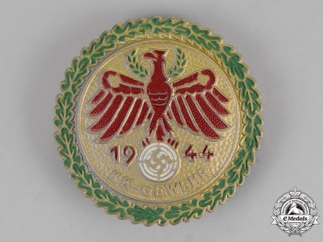 Tyrolean Marksmanship Gau Achievement, Type VII, Champion Badge (for small calibre rifle) Obverse