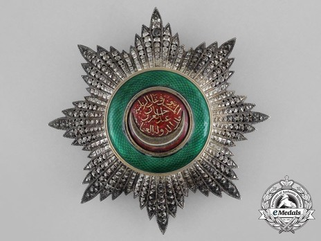 Order of Osmania, Civil Division, II Class Breast Star Obverse