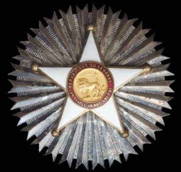 Order of the Lion, Grand Cross Breast Star