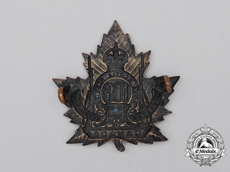 106th Infantry Battalion Other Ranks Cap Badge Reverse