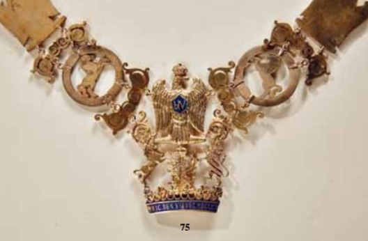 Order of the Crown of Westphalia, Collar Reverse