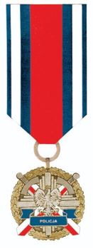 Medal for Police Merit, I Class Obverse
