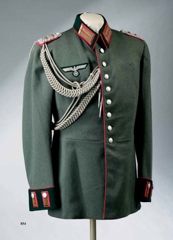 German Army Staff Officer's Dress Tunic Obverse
