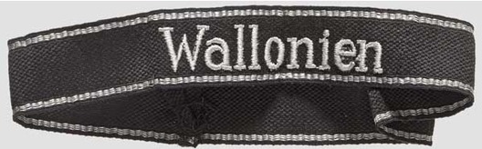 Waffen-SS Wallonien Cuff Title Obverse