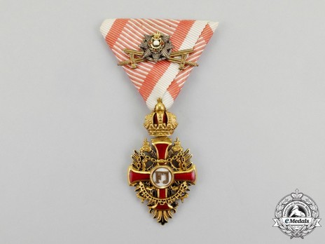 Order of Franz Joseph, Type II, Military Division, Grand Cross Breast Star Miniature 