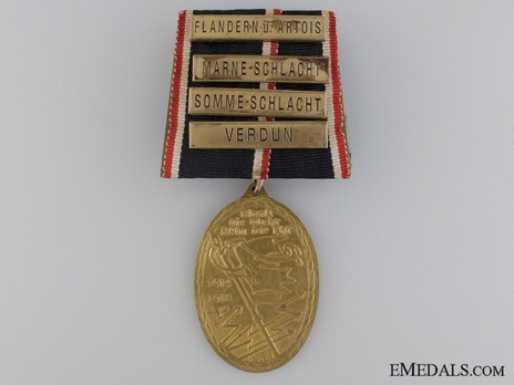 War Commemorative Medal of the Kyffhäuser Union, 1914-1918 (with clasps) Obverse