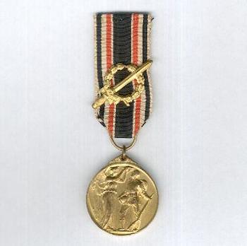 German Honourary Commemorative Medal of the World War (with laurel wreath) Obverse