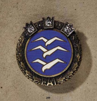 Glider Badge, in Gold, with Diamonds
