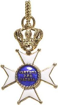 Military Order of Max Joseph, Knight's Cross Miniature Reverse