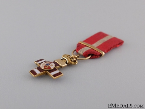 Miniature 1st Class Cross (red distinction) (gold) Obverse