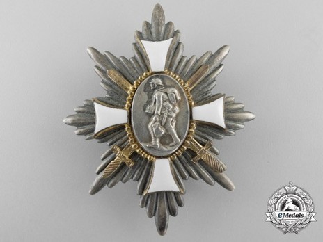 German Field Honour Badge (in tombac) Obverse