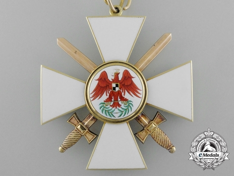 Order of the Red Eagle, Type V, Military Division, I Class Cross (in gold) Obverse