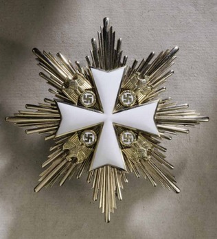 German Eagle Order, Golden Grand Cross Breast Star Obverse