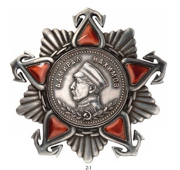 Order of Nakhimov II Class Medal Obverse