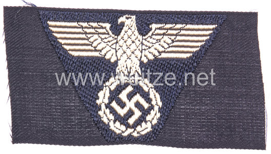 Reichsbahn Cloth Cap Eagle Obverse