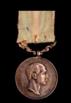 Royal Household Medal, in Silver (George I, with "1881") Obverse