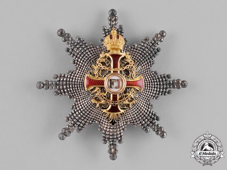 Order of Franz Joseph, Type II, Civil Division, Commander Breast Star