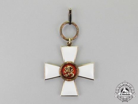 Order of the Lion of Finland, Civil Division, Commander Grand Cross Obverse