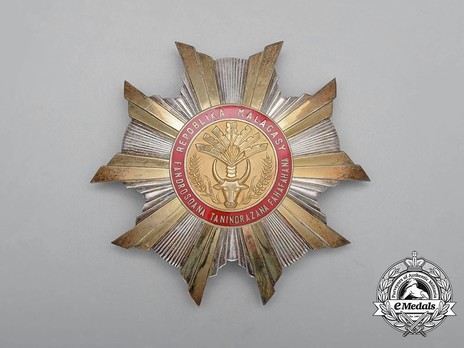 National Order of the Republic of Madagascar, Type I, Grand Officer Breast Star Obverse