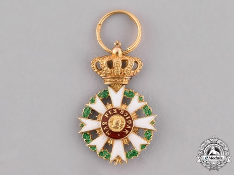 Merit Order of the Bavarian Crown, Knight's Cross Miniature Obverse