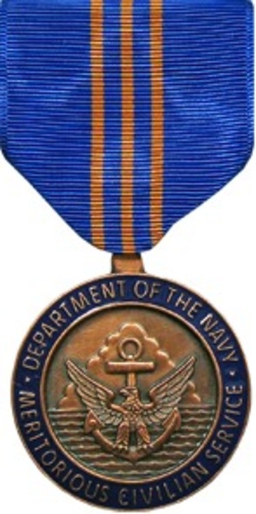 Dept of the navy meritorious civilian service medal